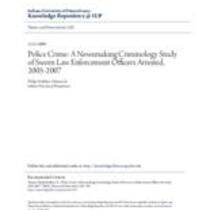 police crime_ a newsmaking criminology study of sworn law enforce