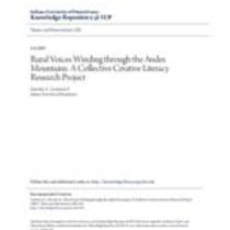 Rural voices winding through the andes mountains: a collective creative literacy research project