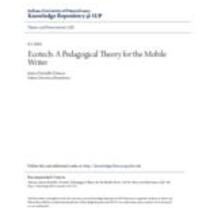 Ecotech: a pedagogical theory for the mobile writer
