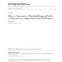 Effects of exposure to objectified images of males and females on college males' sexual self-esteem