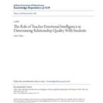 role of teacher emotional intelligence in determining relationship quality with students