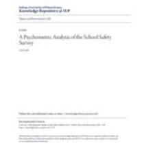 A psychometric analysis of the school safety survey
