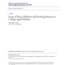 Sense of time, inhibition and working memory in college -aged students