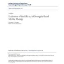 Evaluation of the efficacy of strengths based mobile therapy