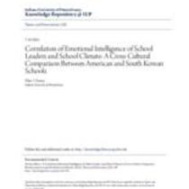 Correlation of emotional intelligence of school leaders and school climate: a cross-cultural comparison between american and south korean schools