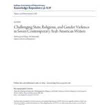 Challenging state, religious, and gender violence in seven contemporary arab american writers