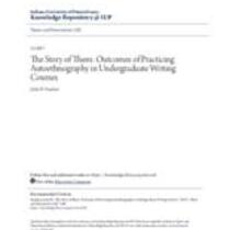 story of them: outcomes of practicing autoethnography in undergraduate writing courses