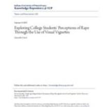 Exploring college students' perceptions of rape through the use of visual vignettes
