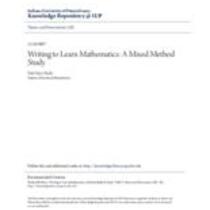 Writing to learn mathematics: a mixed method study