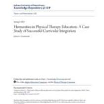 Humanities in physical therapy education: a case study of successful curricular integration