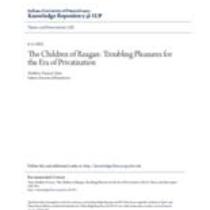 children of reagan: troubling pleasures for the era of privatization