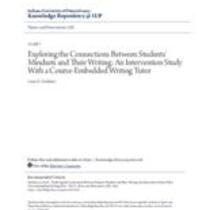 Exploring the connections between students' mindsets and their writing: an intervention study with a course-embedded writing tutor
