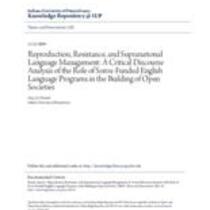 reproduction resistance and supranational language management_