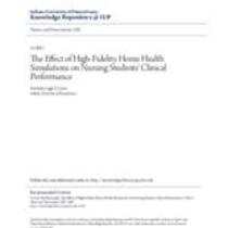 the effect of high-fidelity home health simulations on nursing st