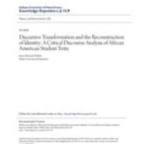 Discursive transformation and the reconstruction of identity: a critical discourse analysis of african american student texts