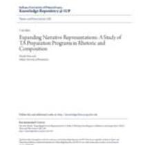Expanding narrative representations: a study of ta preparation programs in rhetoric and composition