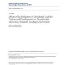 Effects of the utilization of a reading coach for professional development on pennsylvania elementary students' reading achievement