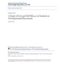 A study of grit and self-efficacy in students in developmental placements