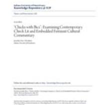 chicks with bics_ examining contemporary check lit and embedded