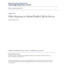 Police response to mental health calls for service