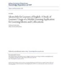 idiomobile for learners of english_ a study of learners usage of