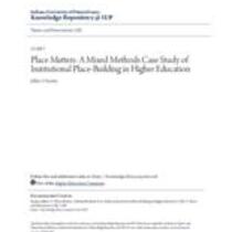 Place matters: a mixed methods case study of institutional place-building in higher education