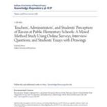Teachers', administrators', and students' perception of recess at public elementary schools: a mixed method study using online surveys, interview questions, and students' essays with drawings