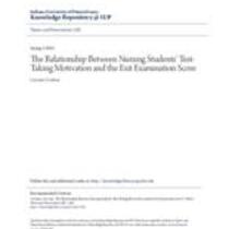 relationship between nursing students' test-taking motivation and the exit examination score