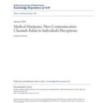 Medical marijuana: how communication channels relate to individuals' perceptions