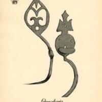 PA Wrought Iron Iron Latch Plate 42