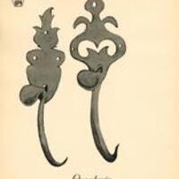 PA Wrought Iron Iron Latch Plate 41