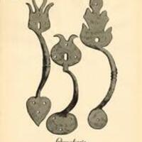 PA Wrought Iron Iron Latch Plate 35