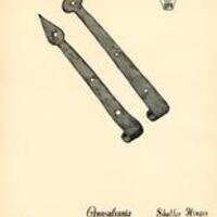 PA Wrought Iron Shutter Hinges Epharata Cloister