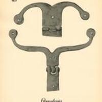 PA Wrought Iron Iron Hinges Plate 48