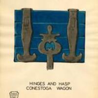 Hinges and Hasp Conestoga Wagon Plate 12