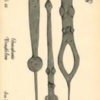PA Wrought Iron Iron Hinges Plate 46