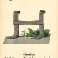 PA Wrought Iron Foot Scraper Plate 79