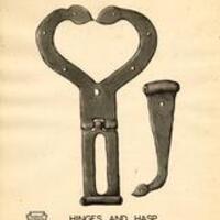 Hinges and Hasp From Conestoga Wagon