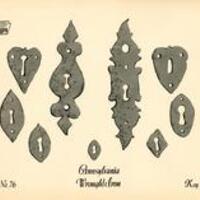 PA Wrought Iron Key Plates Plate 76
