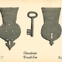 PA Wrought Iron Key Plates Plate 77