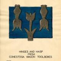 Hinges and Hasp From Conestoga Wagon Toolboxes