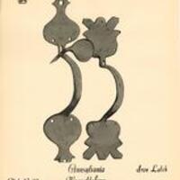 PA Wrought Iron Iron Latch Plate 32