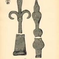 PA Wrought Iron Iron Hinges Plate 47
