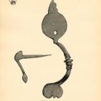 PA Wrought Iron Iron Latch Plate 37