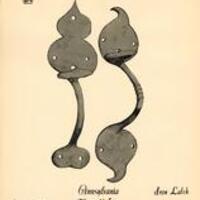 PA Wrought Iron Iron Latch Plate 31