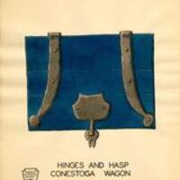 Hinges and Hasp Conestoga Wagon Plate 11
