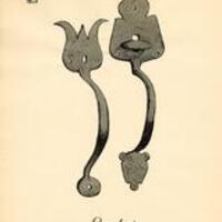 PA Wrought Iron Iron Latch Plate 33