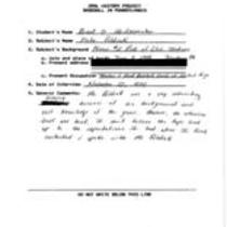 Poldiak, Pete Interview Transcript