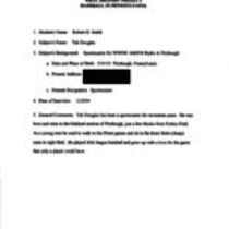 Douglas, Tab Interview Transcript