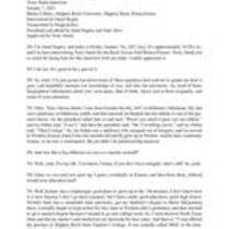 Steele, Terry Interview Transcript
